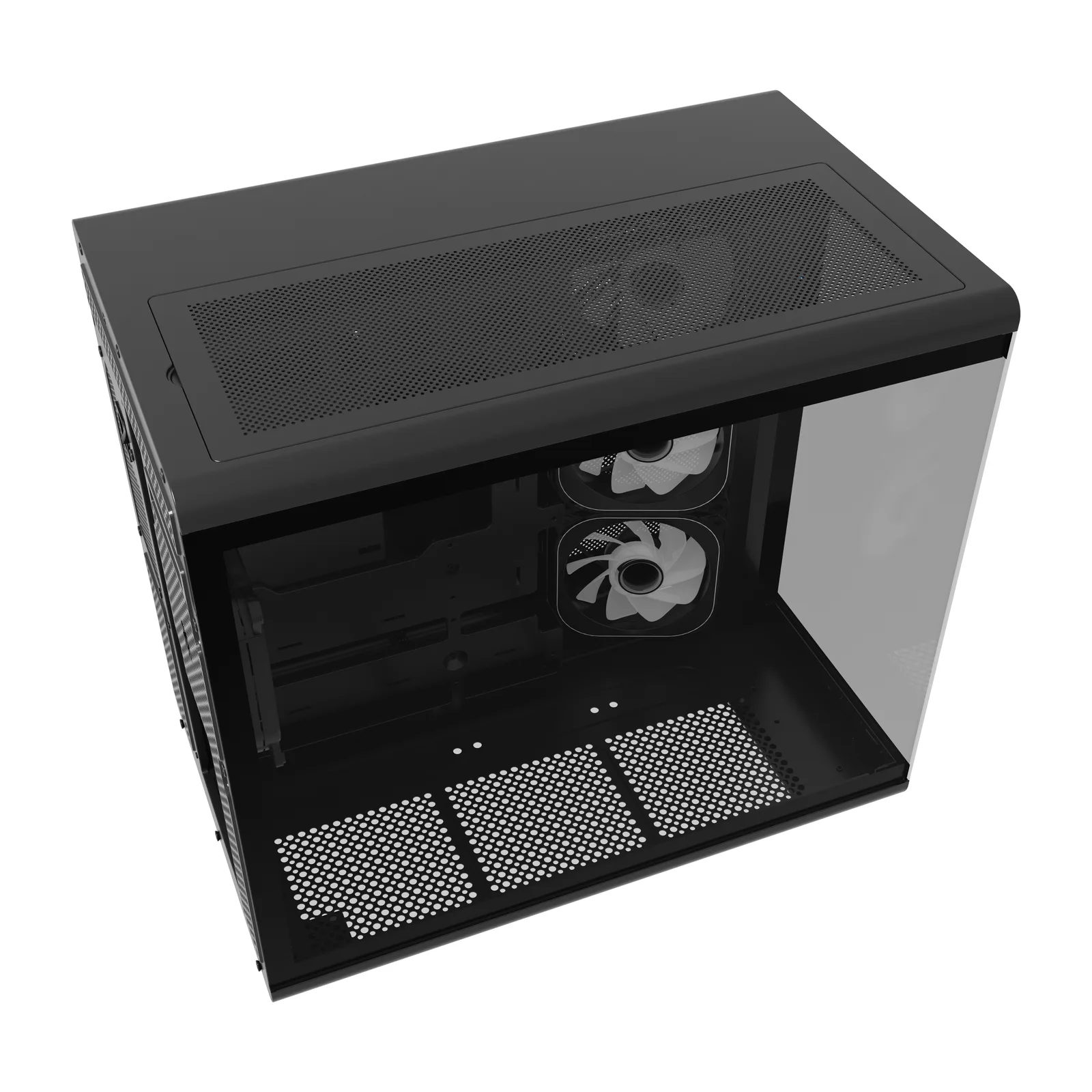 HC710 850W 80+ Bronze ARGB Akvaryum ATX Mid Tower Siyah 5