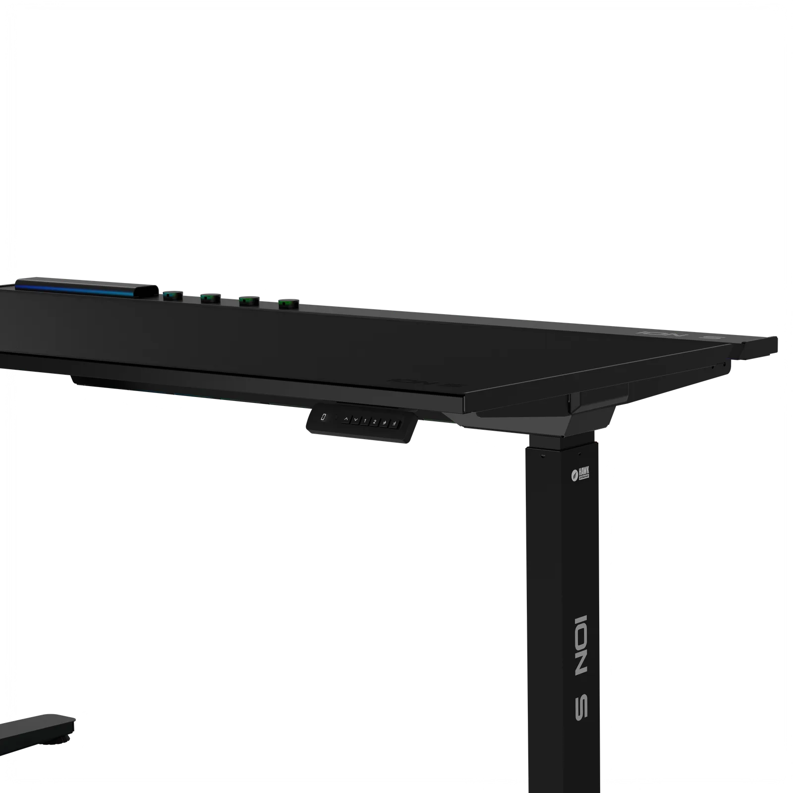 ION S Çift Motorlu Yükseklik Ayarlı RGB 140x70 Siyah Renk Çalışma ve 1