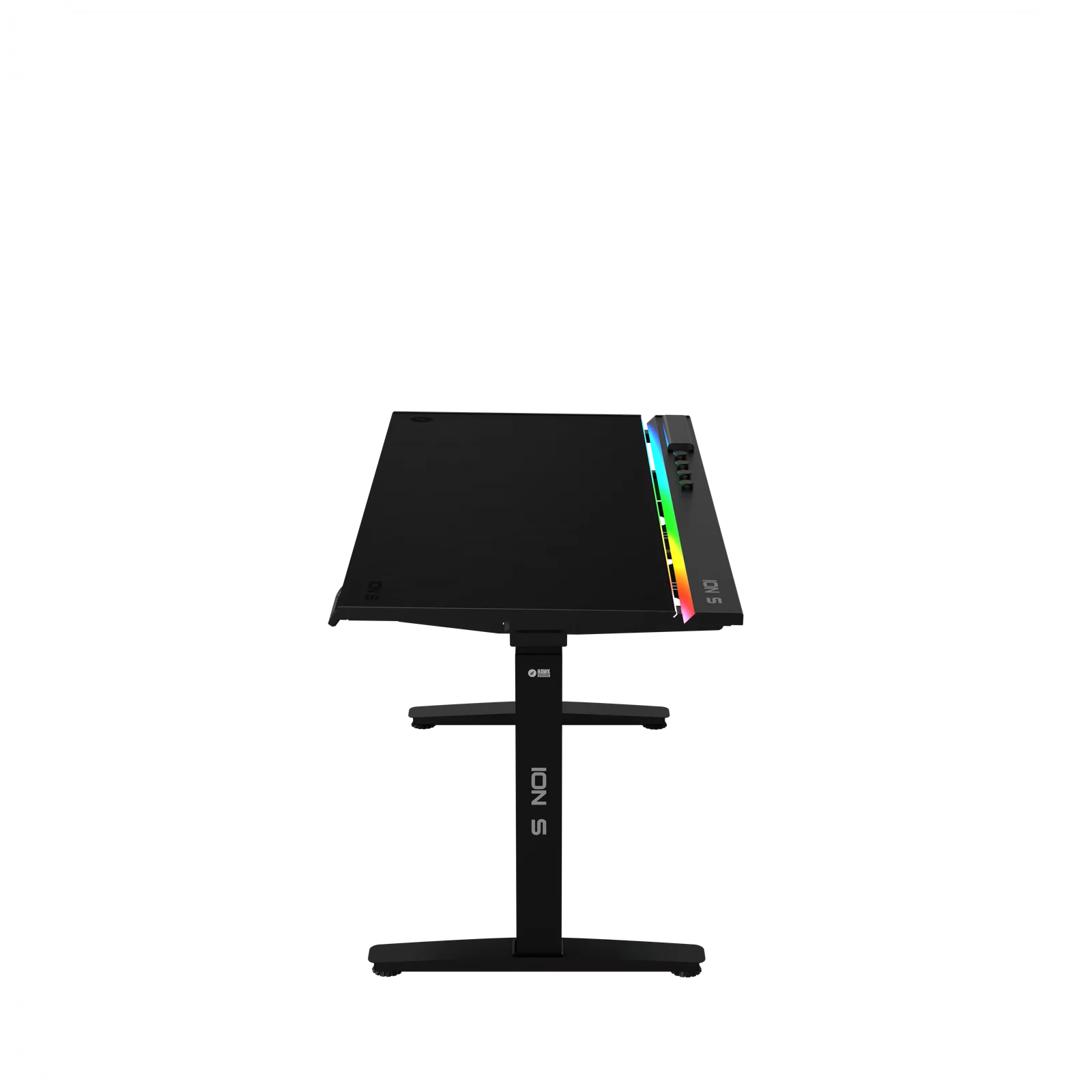 ION S Çift Motorlu Yükseklik Ayarlı RGB 140x70 Siyah Renk Çalışma ve 9