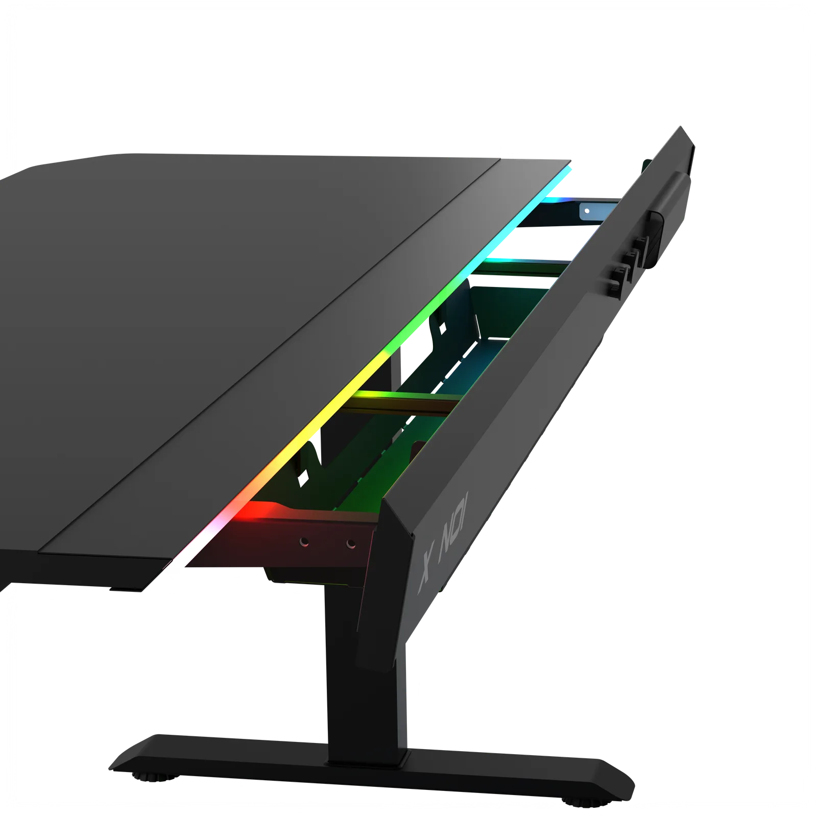 ION X Çift Motorlu Yükseklik Ayarlı RGB 160x80 Siyah Renk Çalışma ve 6