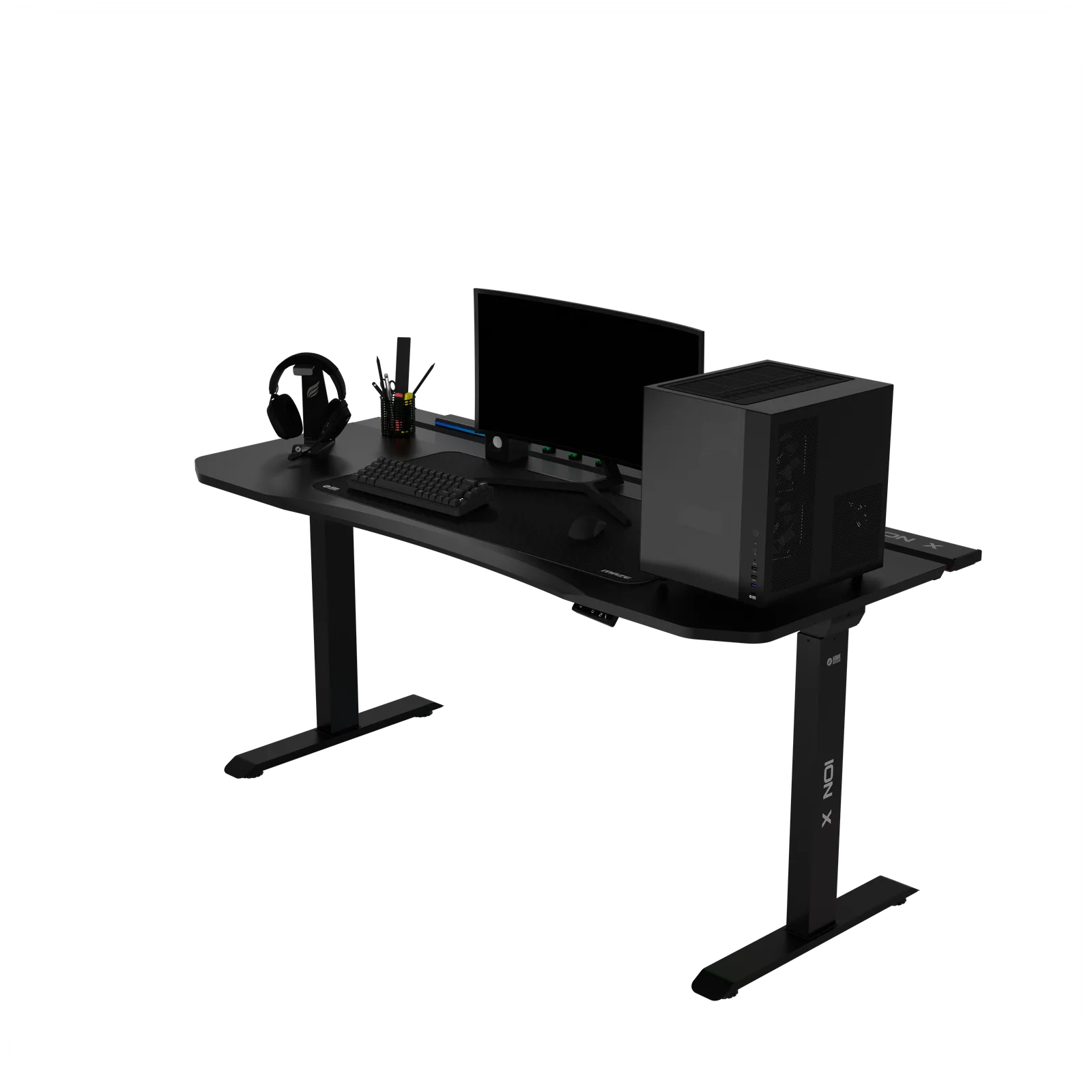 ION X Çift Motorlu Yükseklik Ayarlı RGB 160x80 Siyah Renk Çalışma ve 7