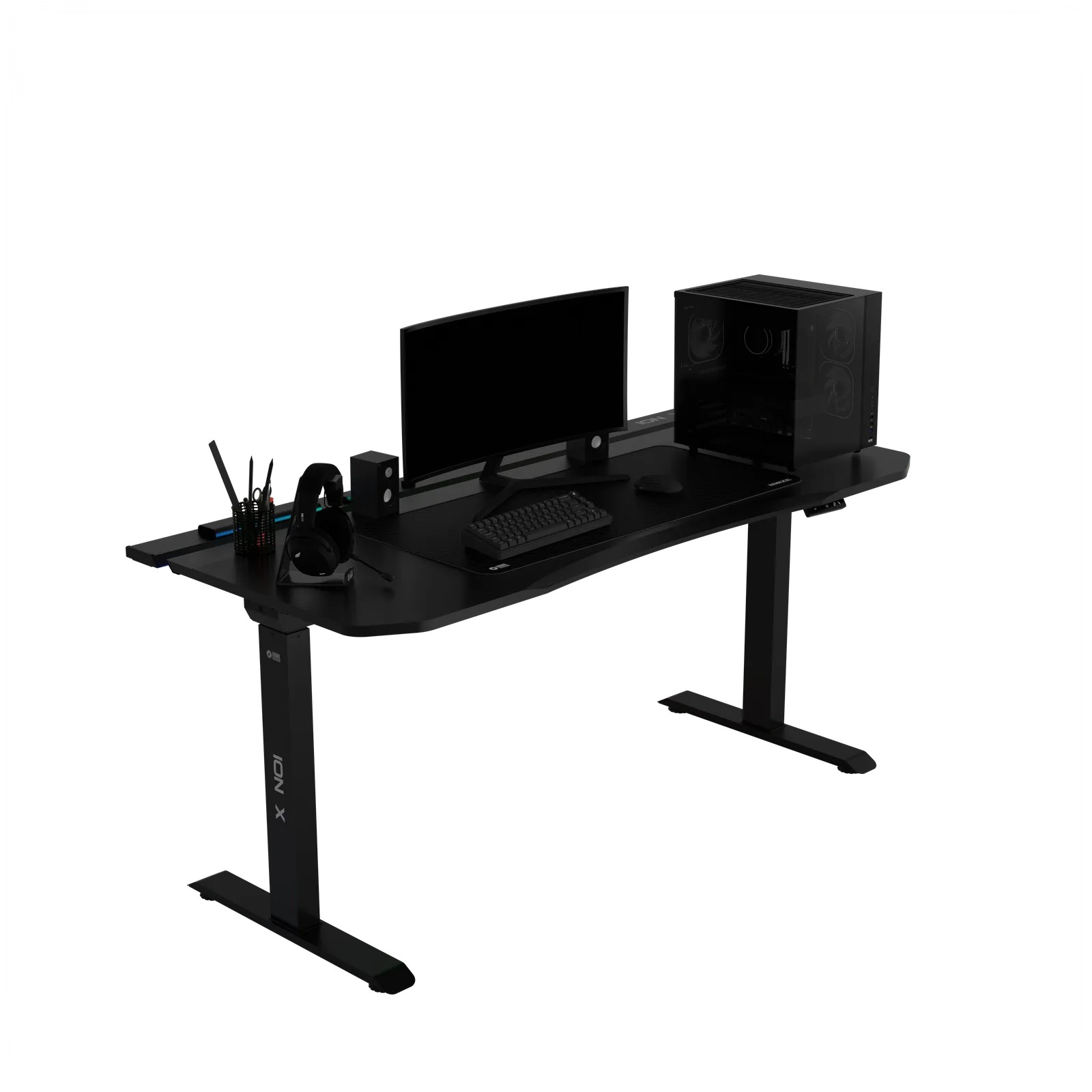 ION X Çift Motorlu Yükseklik Ayarlı RGB 160x80 Siyah Renk Çalışma ve 8